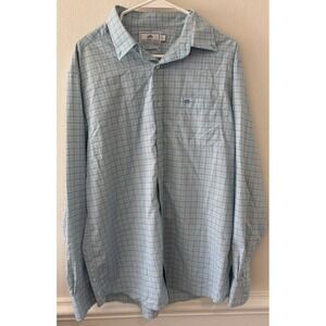 Southern Tide Intercoastal Long Sleeve Plaid Shirt Mens Large Multicolor
